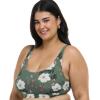 image:imageBody Glove Womens Amore Plus Bikini Top Swimsuit with Adjustable Tie Back Detail Available in Sizes 1x2X3XAurora Blossom