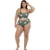 image:imageBody Glove Womens Amore Plus Bikini Top Swimsuit with Adjustable Tie Back Detail Available in Sizes 1x2X3XAurora Blossom