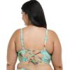 image:imageBody Glove Womens Amore Plus Bikini Top Swimsuit with Adjustable Tie Back Detail Available in Sizes 1x2X3XMolokini Tropical Print