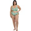image:imageBody Glove Womens Amore Plus Bikini Top Swimsuit with Adjustable Tie Back Detail Available in Sizes 1x2X3XMolokini Tropical Print