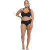 image:imageBody Glove Womens Drew Bikini Top Swimsuit with Adjustable Tie BackBlack Ibiza Rib