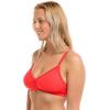 image:imageBody Glove Womens Drew Bikini Top Swimsuit with Adjustable Tie BackSnapdragon Ibiza Rib