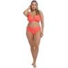 image:imageBody Glove Womens Drew Bikini Top Swimsuit with Adjustable Tie BackSunset