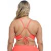 image:imageBody Glove Womens Drew Bikini Top Swimsuit with Adjustable Tie BackSunset