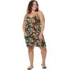 image:imageBody Glove Womens Nicole Plus Size Cover Up Swimwear Beach Dress Available in Sizes 1x2X3XHamoa Black Floral Print
