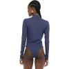 image:imageBody Glove Womens Raelynn Long Sleeve Crop Top RashguardDusk Ibiza Rib