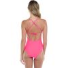 image:imageBody Glove Womens Selena Onepiece Swimsuit  Front Keyhole Adjustable Straps 2Way Tie Medium CoverageBubble Gum
