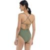 image:imageBody Glove Womens Selena Onepiece Swimsuit  Front Keyhole Adjustable Straps 2Way Tie Medium CoverageCactus