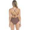 image:imageBody Glove Womens Selena Onepiece Swimsuit  Front Keyhole Adjustable Straps 2Way Tie Medium CoverageLatte