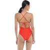 image:imageBody Glove Womens Selena Onepiece Swimsuit  Front Keyhole Adjustable Straps 2Way Tie Medium CoveragePoppy Red