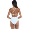 image:imageBody Glove Womens Selena Onepiece Swimsuit  Front Keyhole Adjustable Straps 2Way Tie Medium CoverageSnow White