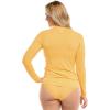 image:imageBody Glove Womens Sleek Long Sleeve Rashguard with UPF 50Canary
