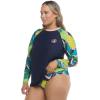 image:imageBody Glove Womens Sleek Long Sleeve Rashguard with UPF 50Manoa Falls Leaf Print