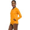 image:imageBody Glove Womens Smoothies Barbara Solid Zip Front Hoodie Rashguard with UPF 50Apricot