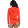 image:imageBody Glove Womens Smoothies Barbara Solid Zip Front Hoodie Rashguard with UPF 50Poppy Red