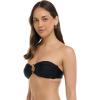 image:imageBody Glove Womens Smoothies Irene Solid Bandeau Bikini Top Swimsuit with Sashtie BackBlack