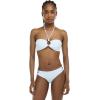 image:imageBody Glove Womens Smoothies Irene Solid Bandeau Bikini Top Swimsuit with Sashtie BackWhite Snow