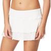 image:imageBody Glove Womens Smoothies Lambada Solid Mesh Coverup Skirt SwimsuitSnow