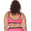 image:imageYou Spin Me Plus Size Crop Top  Zip Front Removable Soft Cups Power Mesh Support Available in Sizes 1X2X3X