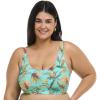 image:imageBody Glove Womens Amore Plus Bikini Top Swimsuit with Adjustable Tie Back Detail Available in Sizes 1x2X3XMolokini Tropical Print