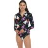 image:imageBody Glove Womens Raelynn Long Sleeve Crop Top RashguardDreamy Floral