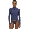 image:imageBody Glove Womens Raelynn Long Sleeve Crop Top RashguardDusk Ibiza Rib