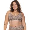 image:imageBody Glove Womens Ruth Plus Size Fixed Triangle Bikini Top Swimsuit with Adjustable Tie Back Detail Available in Sizes 1x2X3X
