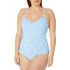 image:imageBody Glove Womens Sandbar Plus Size Onepiece Swimsuit with Adjustable Tie Back Detail Available in Sizes 1x2X3XFlowery Skies