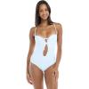 image:imageBody Glove Womens Selena Onepiece Swimsuit  Front Keyhole Adjustable Straps 2Way Tie Medium CoverageSnow White