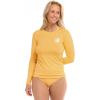 image:imageBody Glove Womens Sleek Long Sleeve Rashguard with UPF 50Canary