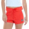 image:imageBody Glove Womens Surf Crew Vapor Boardshort  Low Rise Double Tab Velcro Closure Side Zip PocketPoppy