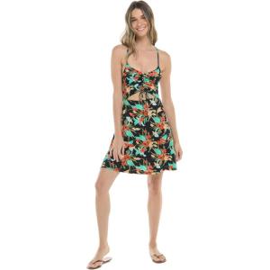image:imageBody Glove Ivana Dress  Knit Rayon Adjustable Spaghetti Straps Front Tie MidThigh Length