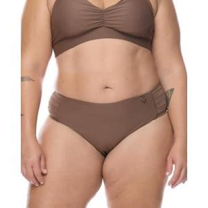image:imageBody Glove Retro Plus Size High Waist Bikini Bottom Swimsuit Available in Sizes 1X2X3X