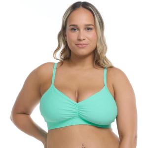 image:imageBody Glove Womens Drew Bikini Top Swimsuit with Adjustable Tie BackSea Mist