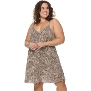 image:imageBody Glove Womens Nicole Plus Size Cover Up Swimwear Beach Dress Available in Sizes 1x2X3XPrimal Leopard Print