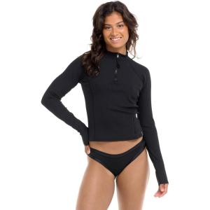 image:imageBody Glove Womens Raelynn Long Sleeve Crop Top RashguardBlack Ibiza Bib