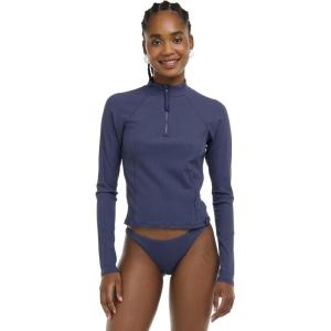 image:imageBody Glove Womens Raelynn Long Sleeve Crop Top RashguardDusk Ibiza Rib