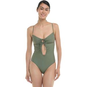 image:imageBody Glove Womens Selena Onepiece Swimsuit  Front Keyhole Adjustable Straps 2Way Tie Medium CoverageCactus