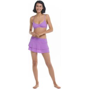 image:imageBody Glove Womens Smoothies Lambada Solid Mesh Coverup Skirt SwimsuitAkebi
