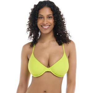 image:imageBody Glove Womens Smoothies Solo Solid Underwire Cup Bikini Top Swimsuit with Adjustable 2Way Back DetailKey Lime