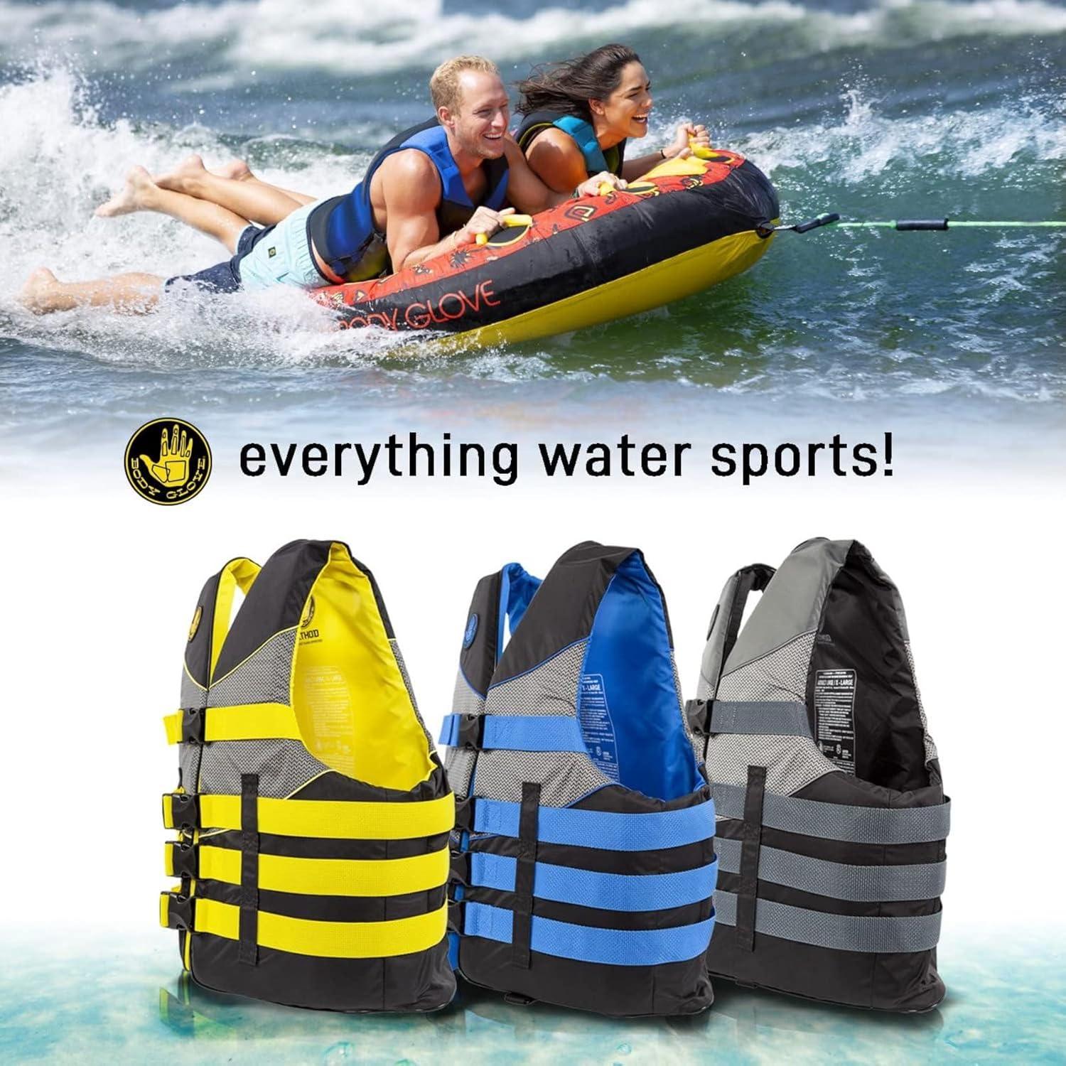 image:imageBody Glove Unisex Life Jacket for Adults USCG and Transport Canada Approved Life Vest Type III PFD Lightweight Great for Boating Fishing Kayaking Rafting PaddlingSmallMedium