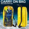 image:imageAquatic Cove Mask Snorkel and Fins Set LargeXLarge Pure White