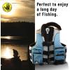 image:imageBody Glove Angler Fit Unisex Adult Life Jacket Nylon Fishing Life Jacket  Coast Guard Approved High Mobility PFD Lightweight Buoyancy Foam Universal and OversizeLarge