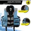 image:imageBody Glove Angler Fit Unisex Adult Life Jacket Nylon Fishing Life Jacket  Coast Guard Approved High Mobility PFD Lightweight Buoyancy Foam Universal and OversizeXLarge