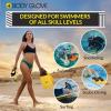 image:imageBody Glove Floating Swim Fins for Adults Natural Rubber Bodyboard Fins Flippers for Swimming Snorkeling Scuba Diving Surfing BodyboardingXLarge
