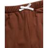 image:imageBody Glove Girls Sweatpants  2 Pack Basic Active Fleece Cargo Sweatpants for Girls  Kids Joggers with PocketsBrownSand