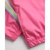 image:imageBody Glove Girls Windbreaker Jacket  Kids Hooded Zip Up Jacket  Wind amp Water Resistant Outerwear Jackets for GirlsDark Pink