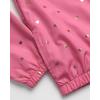 image:imageBody Glove Girls Windbreaker Jacket  Kids Hooded Zip Up Jacket  Wind amp Water Resistant Outerwear Jackets for GirlsPink Hearts
