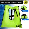 image:imageBody Glove Inflatable Snorkel Vest Scuba Snorkeling Free Diving Swimming Load Up to 250 Ibs Adult Youth KidsEXTRA LARGE