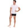 image:imageBody Glove Mens 3 Pack T Shirts Cool Plain Undershirts and Gym Tshirts Multipack White Tees3pk White Vneck